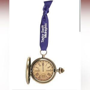 Taylor Swift Midnights Exile Ends Pocket Watch Ornament REALLY OPENS!